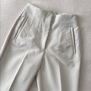 Zara Cream Women's Trousers